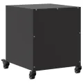 Table de chevet noir 36x39x43,5 cm acier