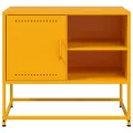 Meuble TV anthracite 100,5x39x60,5 cm acier