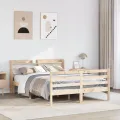 Cadre de lit avec tête de lit sans matelas 120x190 cm