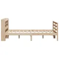 Cadre de lit avec tête de lit sans matelas 120x190 cm