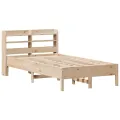Cadre de lit sans matelas 120x200 cm bois de pin massif