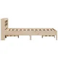 Cadre de lit sans matelas 120x200 cm bois de pin massif