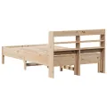 Cadre de lit sans matelas 120x200 cm bois de pin massif