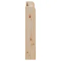 Tête de lit avec étagères 75 cm bois massif de pin
