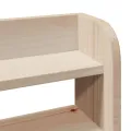 Tête de lit avec étagères 75 cm bois massif de pin
