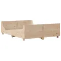 Cadre de lit sans matelas 160x200 cm bois massif de pin