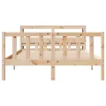 Cadre de lit sans matelas 160x200 cm bois massif de pin