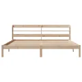 Cadre de lit sans matelas 200x200 cm bois massif de pin