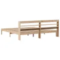Cadre de lit sans matelas 200x200 cm bois massif de pin