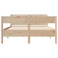 Cadre de lit sans matelas 135x190 cm bois de pin massif