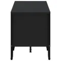Meuble TV noir 180x34x41 cm bois d'ingénierie