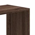 Bibliothèque chêne marron 68,5x32x68,5 cm bois d'ingénierie