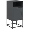 Tables de chevet 2 pcs anthracite 36x39x78 cm acier