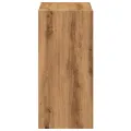 Bibliothèque chêne artisanal 68,5x32x68,5 cm bois d'ingénierie