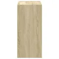 Bibliothèque chêne sonoma 68,5x32x68,5 cm bois d'ingénierie