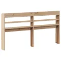 Tête de lit avec étagères 160 cm bois massif de pin