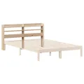 Tête de lit avec étagères 160 cm bois massif de pin