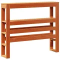 Cadre de lit avec tête de lit sans matelas cire marron 90x190cm