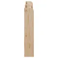 Tête de lit avec étagères 140 cm bois massif de pin