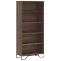 Bibliothèque chêne marron 80x31x169 cm bois d'ingénierie