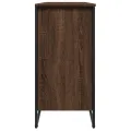 Armoire à chaussures chêne marron 80x38x78 cm bois d'ingénierie