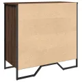 Armoire à chaussures chêne marron 80x38x78 cm bois d'ingénierie