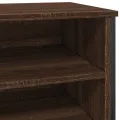 Armoire à chaussures chêne marron 80x38x78 cm bois d'ingénierie