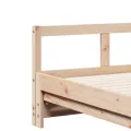 Lit de jour et lit gigogne et matelas 90x200 cm bois pin massif