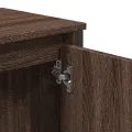 Armoire lavabo de salle de bain chêne marron 60x35x60 cm