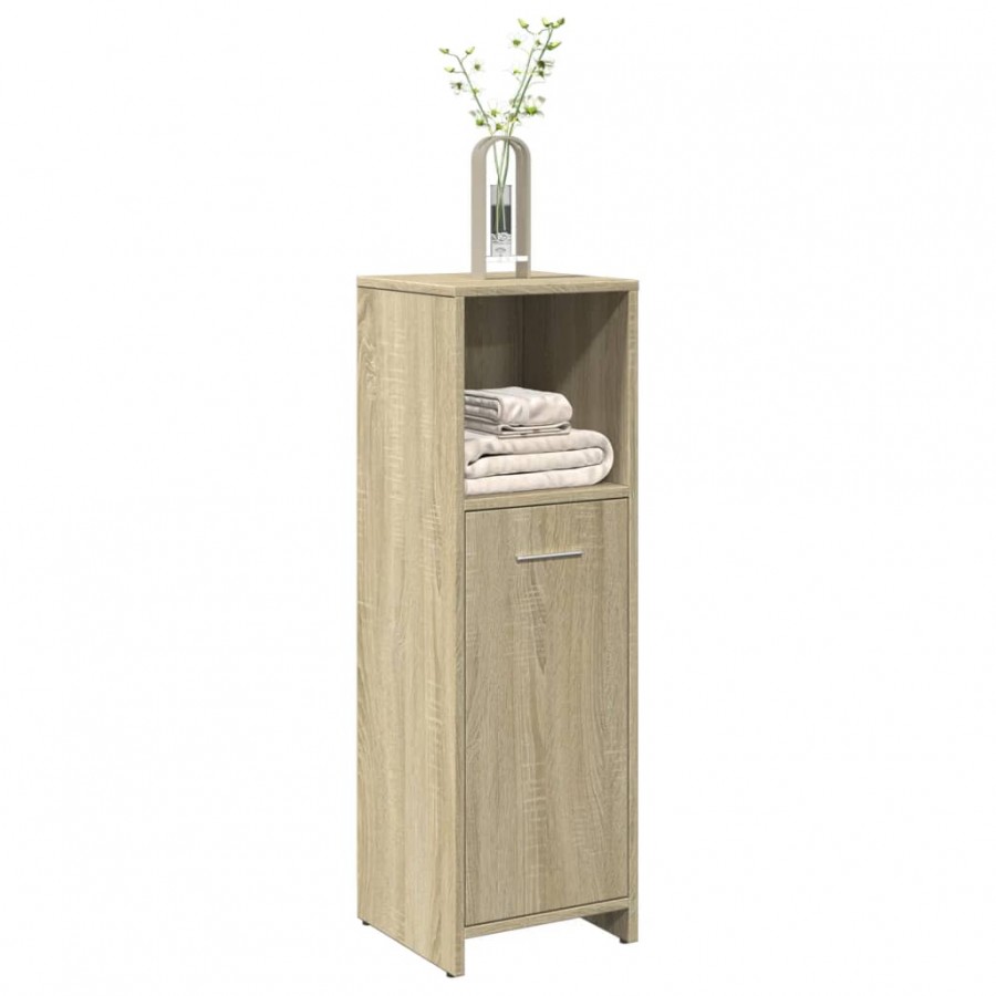 Armoire de salle de bain Chêne sonoma 30x30x95 cm Aggloméré