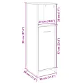 Armoire de salle de bain Chêne sonoma 30x30x95 cm Aggloméré
