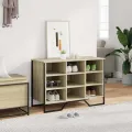 Armoire à chaussures chêne sonoma 90x38x61,5 cm bois ingénierie