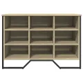Armoire à chaussures chêne sonoma 90x38x61,5 cm bois ingénierie