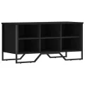 Armoire à chaussures noir 90x38x45,5 cm bois d'ingénierie
