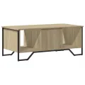 Table basse chêne sonoma 100x51x40 cm bois d'ingénierie