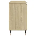 Armoire lavabo de salle de bain chêne sonoma bois d'ingénierie