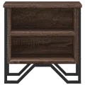 Tables de chevet 2pcs chêne marron 40x30x40cm bois d'ingénierie