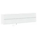 Meuble TV mural avec LED blanc 180x31x45 cm