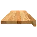 Marches d'escalier 20 pcs marron clair 100x25x2 cm chêne massif