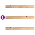 Appuis de fenêtre 2 pcs non traité 160x15x2cm bois chêne massif