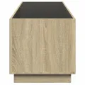 Table basse avec LED infini chêne sonoma 90x50x50 cm