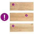 Appuis de fenêtre 2 pcs non traité 70x25x2 cm bois chêne massif