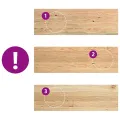 Marches d'escalier 4 pcs non traité 80x25x2cm bois chêne massif