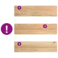 Marches d'escalier 12 pcs non traité bois de chêne massif