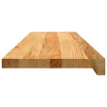Marches d'escalier 12 pcs marron clair 90x30x2 cm chêne massif