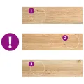 Appuis de fenêtre 2 pcs non traité 90x25x2 cm bois chêne massif