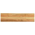 Appuis de fenêtre 2 pcs marron clair bois de chêne massif
