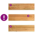 Appuis de fenêtre 2 pcs marron clair bois de chêne massif