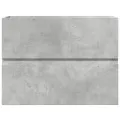 Armoire de salle de bain gris béton bois d'ingénierie