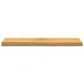Appuis de fenêtre 2 pcs marron clair bois de chêne massif